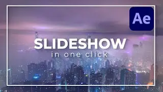Slideshow In One Click! Free Slideshow Maker Script for After Effects
