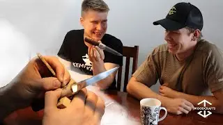 Puukon koristelua ikivanhalla menetelmällä!
