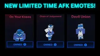 NEW LIMITED TIME AFK EMOTES | Roblox Ink Game AFK World!