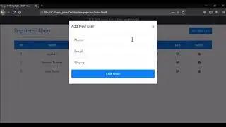 VueJS CRUD with PHP and MySQL - 2/4 | (Tagalog)