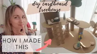 DIY Waldorf Treehouse | So easy and using only cardboard and glue!