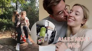 VLOG | Heel wat spullen opruimen! Weer afscheid nemen van heel wat kinderkleding & Vinted pakketje 💞