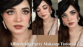 Wedding Guest Makeup tutorial with Affordable Products  || Makeup Tutorial for Beginners ||