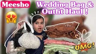 *MEESHO* Trendy Wedding Bag & Outfit Haul under Budget || Affordable Dress Haul || #meesho