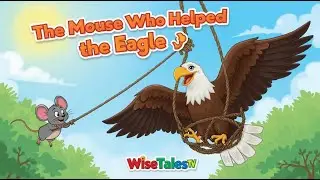 Tiny Hero, Giant Friend: The Mouse Who Freed the Eagle 🐭❤️🦅|English Moral Story For Kids|Wisetalestv