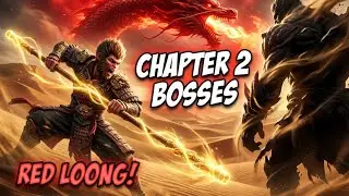 Black Myth Wukong Chapter 2 Walkthrough | All Boss Fights + Red Loong (PS5 Gameplay)