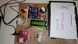 WIFI Based Magnetic Door Open  Close System with Theft Notification on Mobile