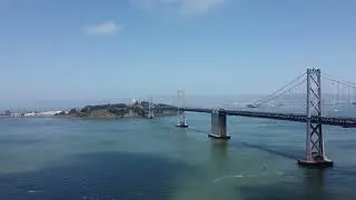 San Francisco &ndash; Oakland Bay Bridge & Ferry Building by Drone #dji #djimini2 #drone #dronevideo