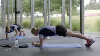 Mingara One Fitness Workout: Mountain Climbers + Plank Up and Downs