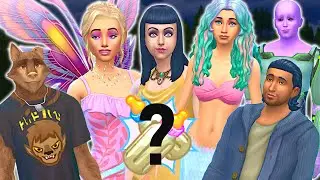 Which Occult has the strongest genes in The Sims 4? // Sims 4 genetics experiment