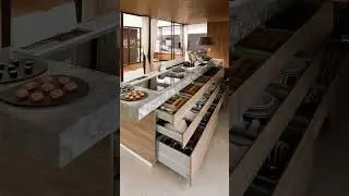 Top 5 luxury kitchen interior design part 2 #home #foryou #sunnykitchen#kitchendreams #luxury#viral