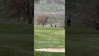 Winter golf in northern Idaho looks fun. (via our guy @genobonnalie)