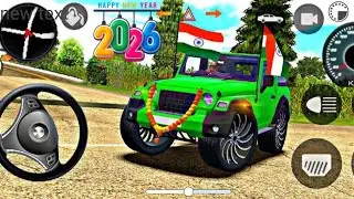 Dollar (song) with modified mahindra thar 😈🔥 || Indian car simulator 3D || #indiancarssimulator3d