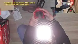 Unboxing Milwaukee M12 SAL-0TOWER STAND LED LIGHT - Bob The Tool Man
