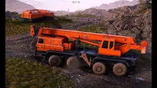 ROADCRAFT - RECOVERING VALUABLE CARGO - Zikz 612C Heavy Mobile Crane