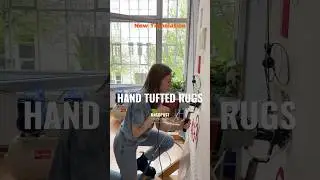 MASOPUST studio visit #tuftedrug #tuftingcarpet #tufted #rug #handmade #newtranslation #studio #yt