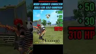 free fire solo rankpush tips 310 HP TRICK #ffshorts #ffmax