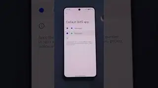 how to change default sms app in oneplus #techtutorial #oneplus