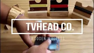 Wooden wallets