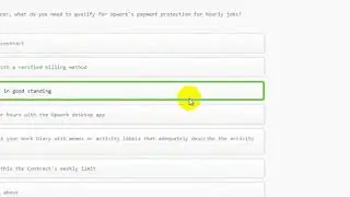 The latest Upwork readiness test 2018(scored 5/5 )