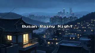 Rain Sounds for Study Sessions | Quiet Korean Night Rain Background 😌