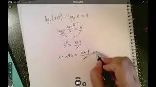 Solving Log, Exp Equations tips