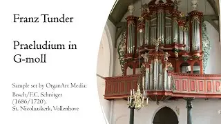 Tunder - Praeludium g-moll - Bosch/Schnitger organ, Vollenhove, Hauptwerk