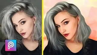 Cara edit foto seperti LUKISAN menggunakan aplikasi picsart