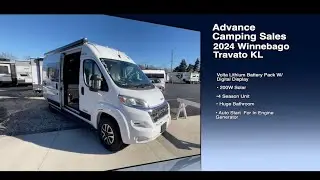 2024 Winnebago Travato KL--Latest and Greatest Lithium Battery System