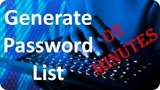 Create Word list  using Windows 10