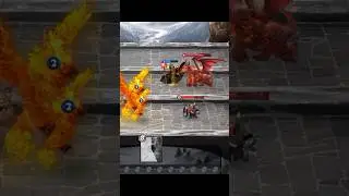 I'm win fire castle 🏰 | Dragon 🐉 vs mud elemental 😎 | #shorts #games #castlegame #castlecrush
