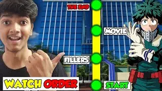 How to watch MY HERO ACADEMIA in correct order (hindi)
