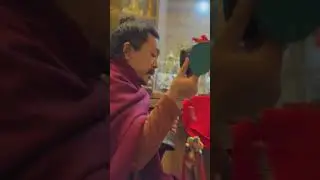 Simdha Getul Rinpoche during pilgrimage 🙏🌺