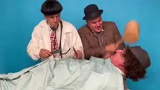 THREE STOOGES CURLY'S 119th BIRTHDAY TRIBUTE - Curlys Grandson gets hit