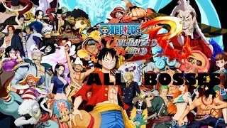 One Piece: Unlimited World RED (PC) All Bosses