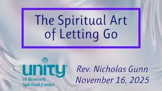 The Spiritual Art of Letting Go