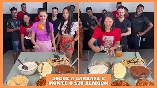 HORA DO ALMOÇO: Jogue a garrafa e monte o seu!