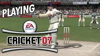 PLAYING EA SPORTS CRICKET 07!... (PS2)
