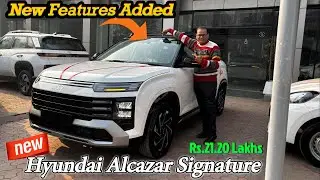 Hyundai Alcazar Buyers Alert 🚨 New Features Added – Worth It ⁉️Price 21.20 Lakh Only