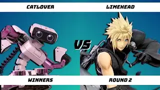 KWC Week 10 SSBU | Winners Round 2 Limehead(Aegis, Cloud) vs catlover(R.O.B., Shulk)