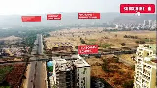 Aerial View of Sector 27 &ndash; The Future Landmark of Kharghar, Navi Mumbai.