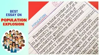 Essay on Population Explosion | Population essay | Essay on Population Growth 