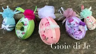 TUTORIAL DIY - UOVA di PASQUA Decorazioni pasquali