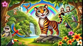 Roaring Tiger Song for Kids | Jungle Adventure Music
