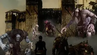 The Witcher 3 Wild Hunt Bestiary Ogroids Part1