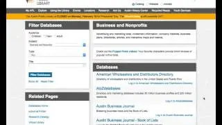 Online Business Tools - Austin Public Library
