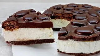 Шоколадный десерт за 5 минут! Без ВЫПЕЧКИ и ЖЕЛАТИНА! Очень вкусно и просто! #225