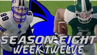 NCAA Football 14 | Sanford College Dynasty | Season 8 Week 12: @ Michigan State