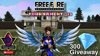 300 diamonds giveaway 🔥 Free Fire Tournament - 23 | HemNiks Gaming ❤️