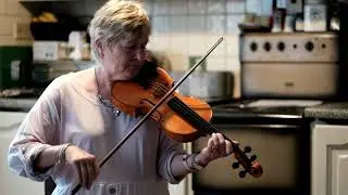 Eileen O'Brien in the kitchen at the Feakle Festival